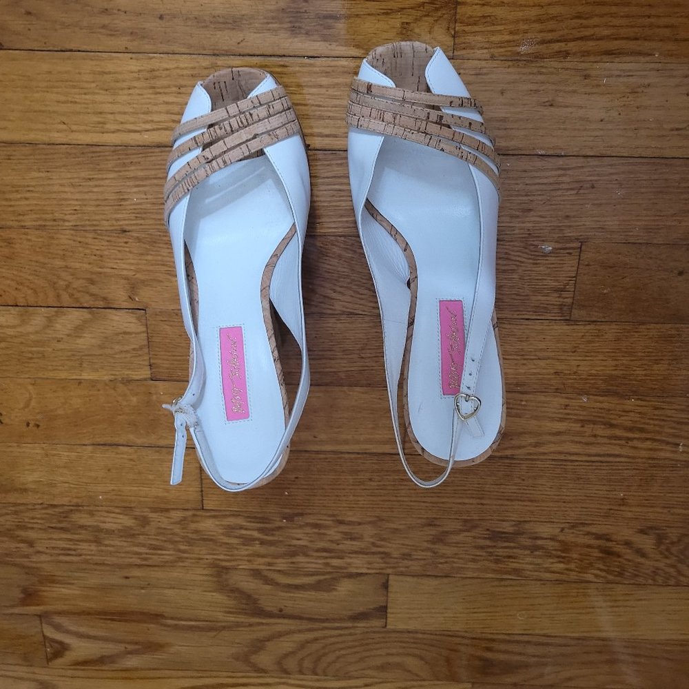 Betsey Johnson Cork Wedge Shoe